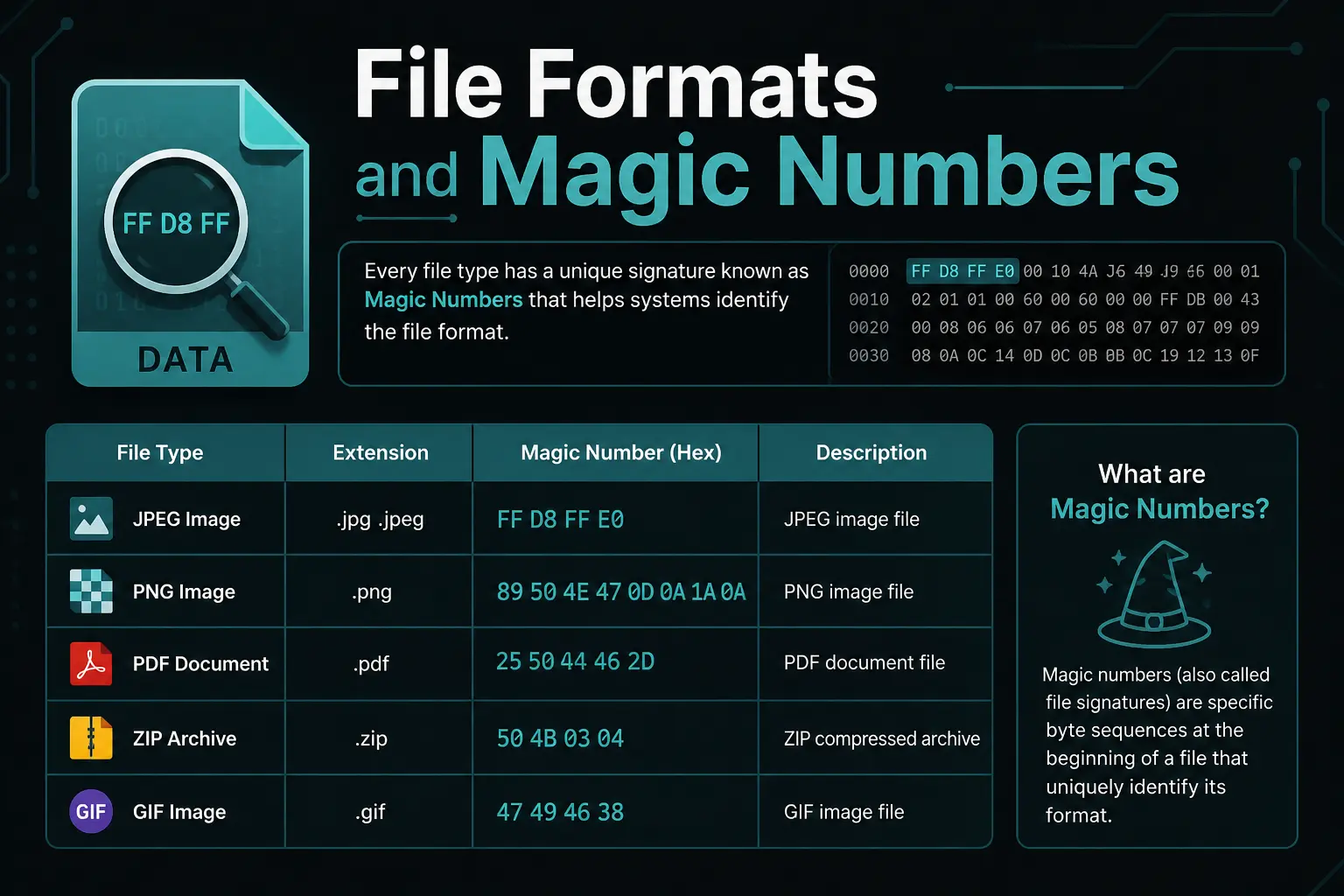 File Formats and Magic Numbers